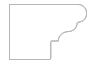 Cascade edge profile illustration